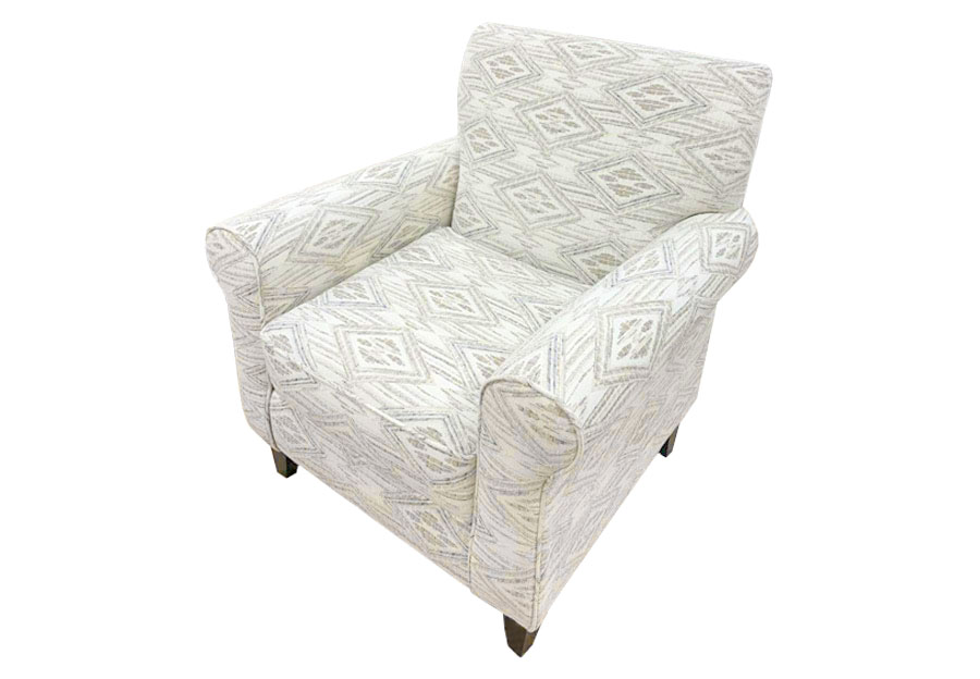 Fusion Western Front Blanco Accent Chair