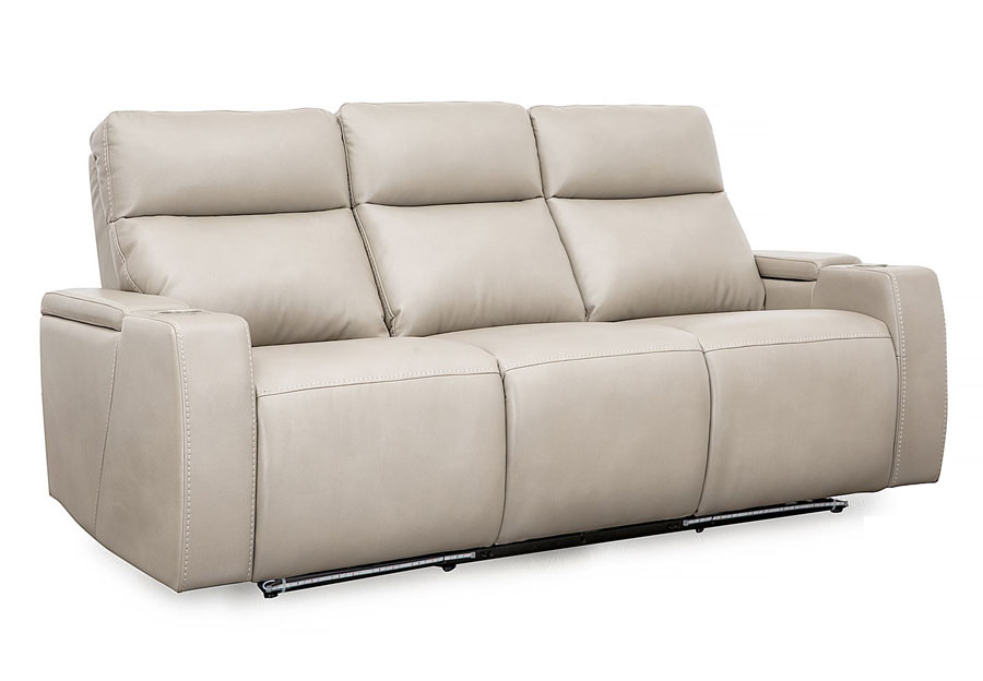 Cheers Lonzo Transformer Oyster Dual Power Reclining Sofa with Dropdown Center Console