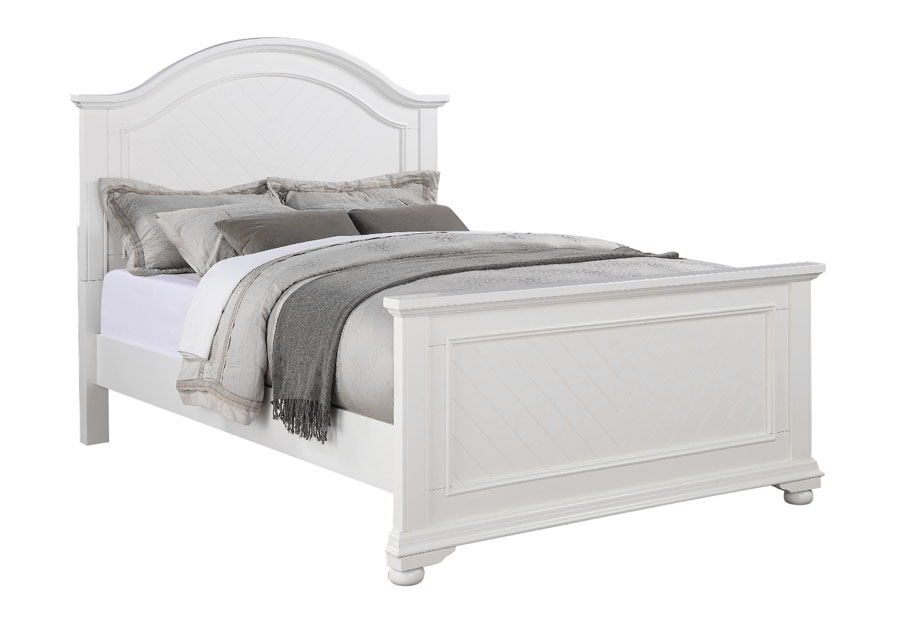 Elements Brook White Queen Bed