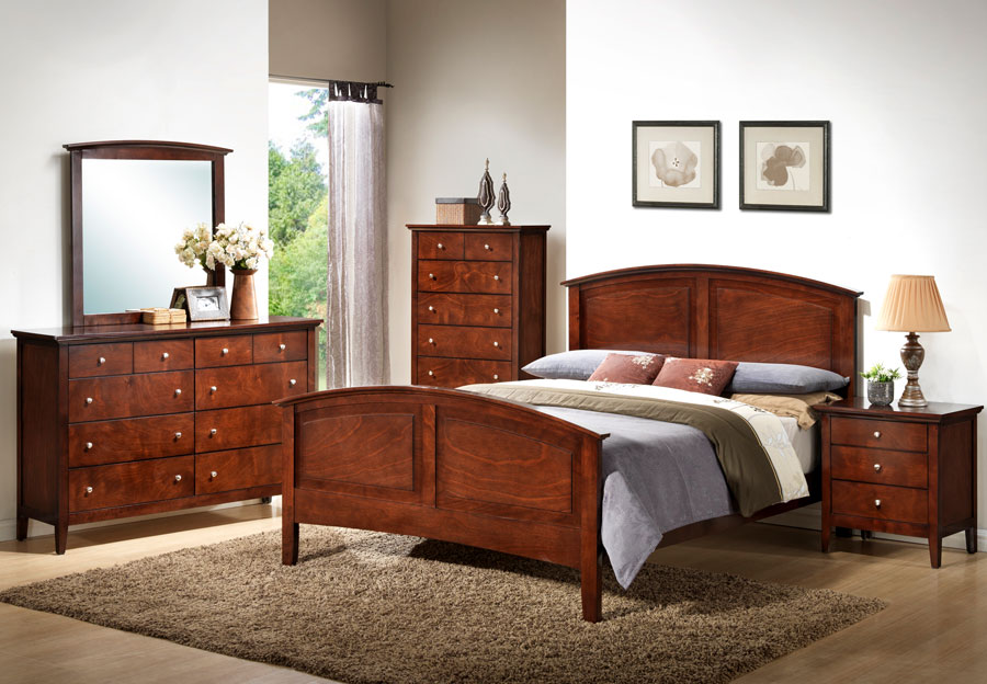 Lifestyle Jack Whiskey Full Panel Bed, Dresser and Mirror
