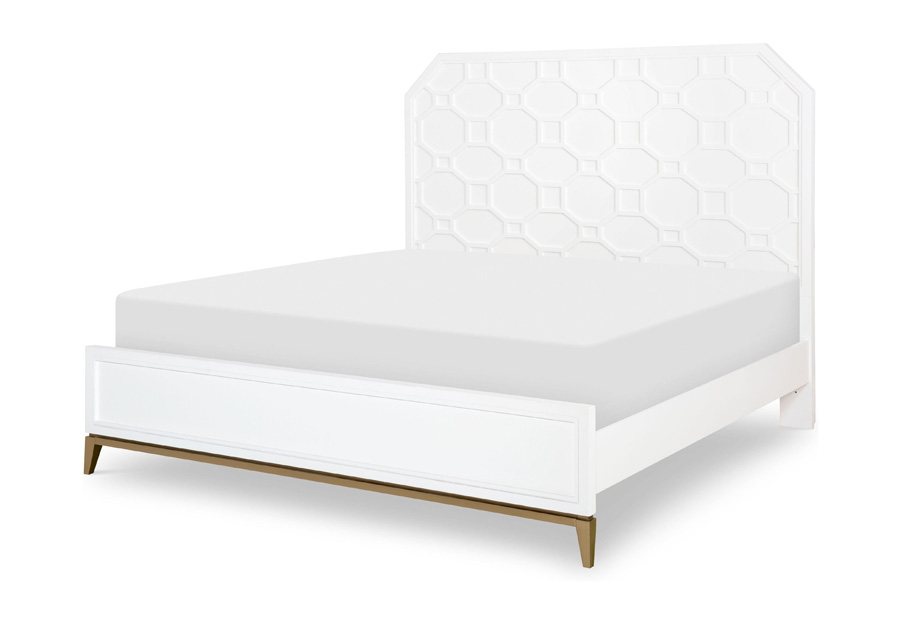 Legacy Rachael Ray Chelsea White Queen Panel Bed