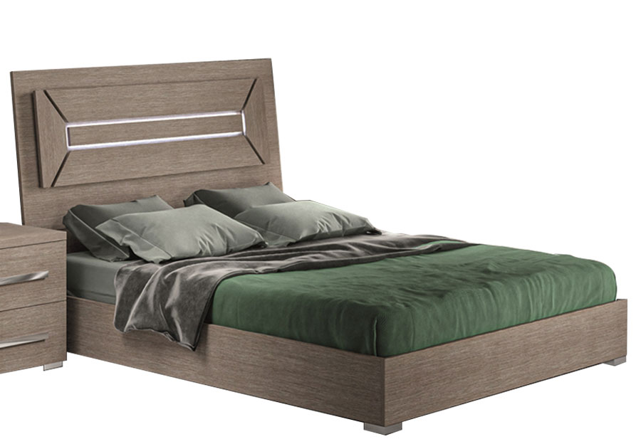 NCA Design Panama Matte Grey Queen Bed