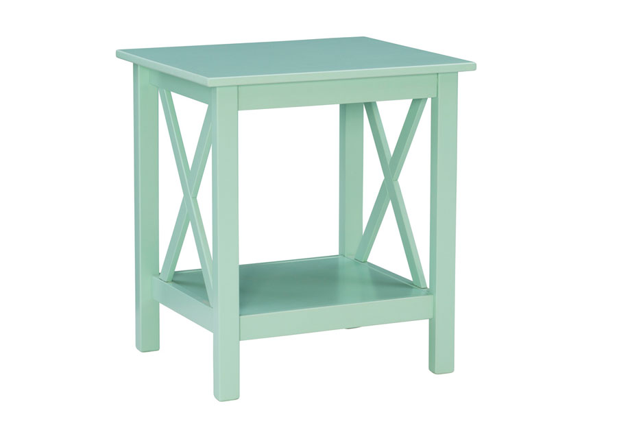 Powell Dover Mint Green End Table